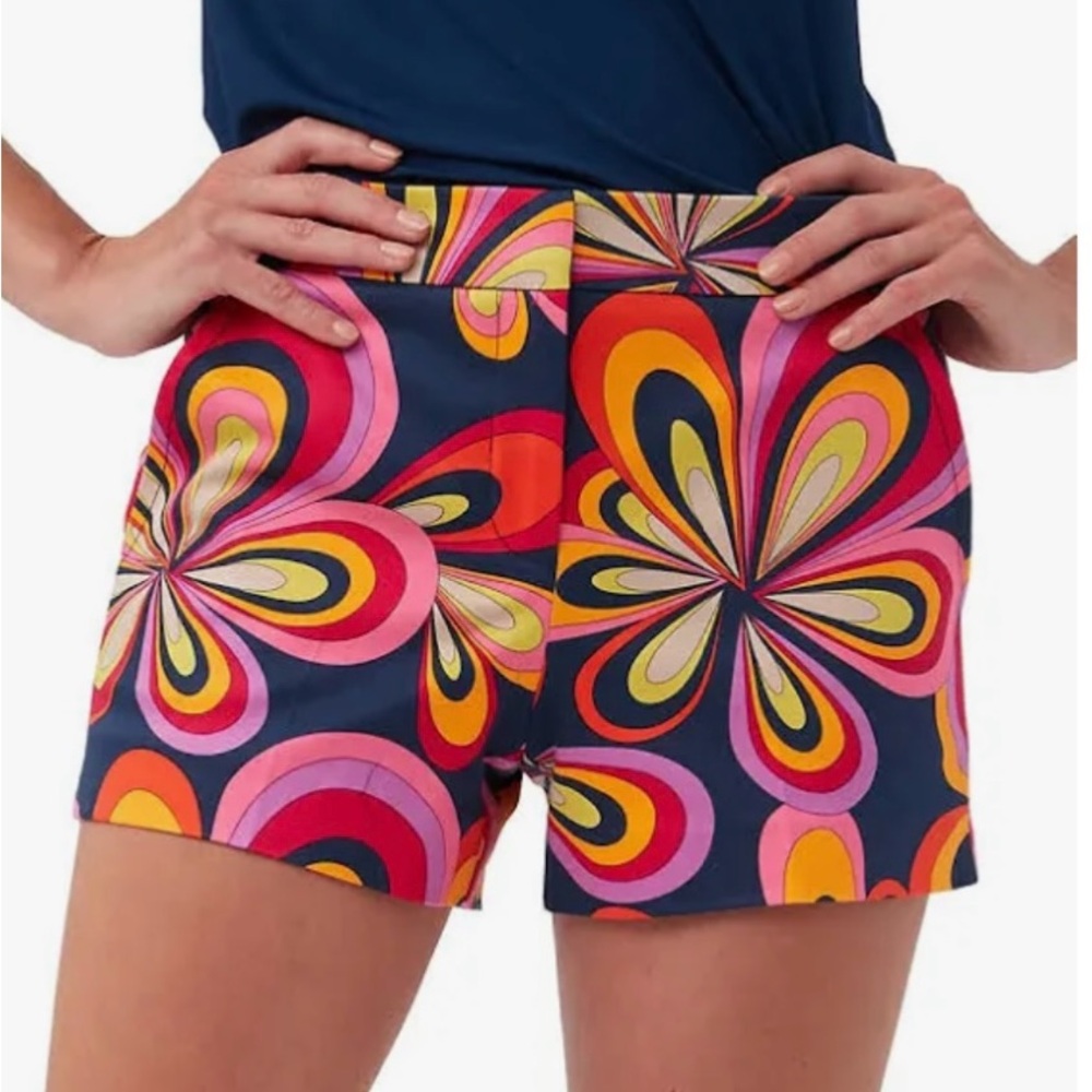 Trina Turk Multicolor High Waist Shorts